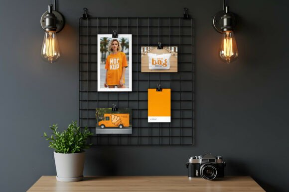 Black Moodboard Mockup: Elevating Visual Storytelling Through Stylish Composition