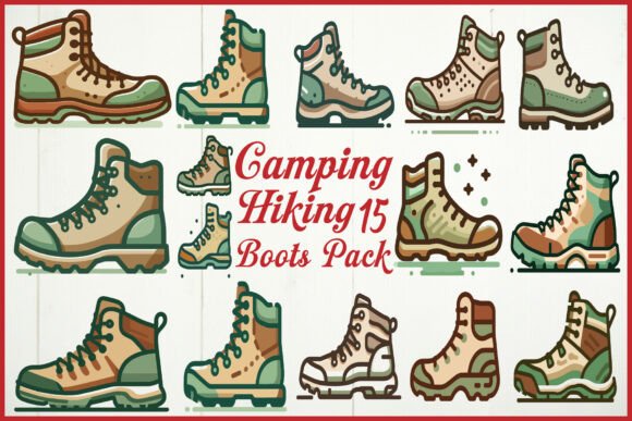 Camping Hiking Boots: Design Assets for the Modern Outdoor Industry