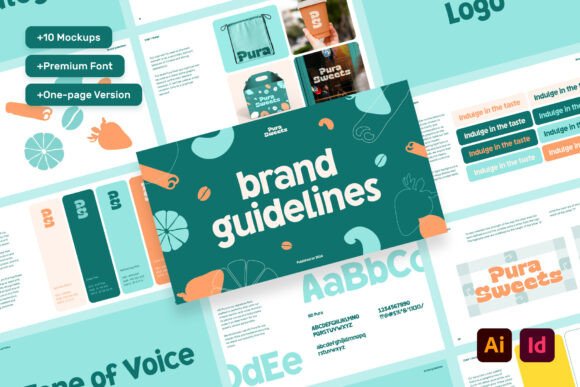 Creating Cohesive Brand Identities with the Pura Brand Guidelines Template