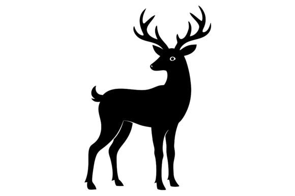 Deer Silhouette Clip Art Black: A Practical Design Asset for Creative Professionals