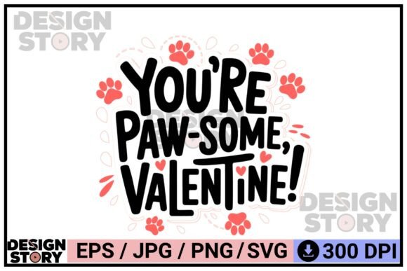 Paw-some Valentine Pet Love Design: Celebrate Love with Your Furry Friends